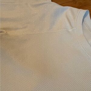 Athleta Bone/Silver knit Jersey